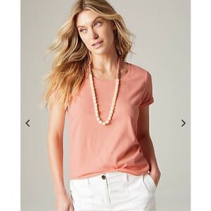J Jill Coral Short Sleeve Top size M